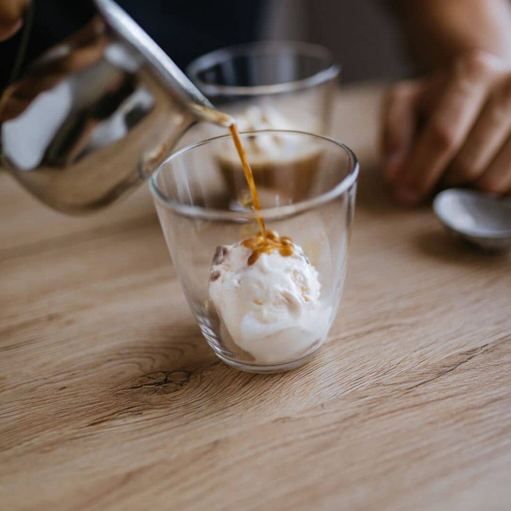 Affogato - espresso et glace vanille
