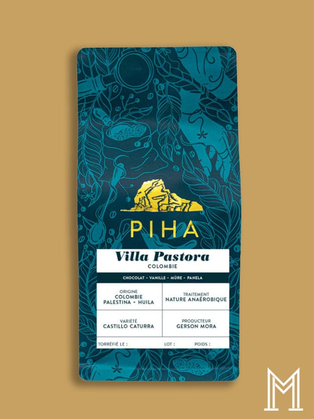 café de spécialité de Colombie de Piha- Villa Pastora