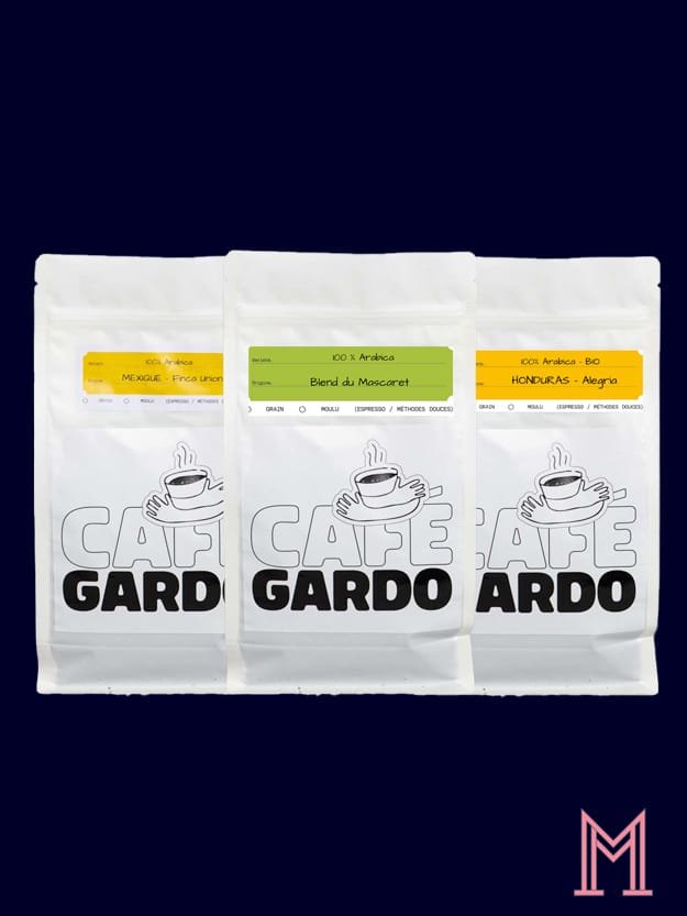 Coffret de dégustation de cafés de spécialité
